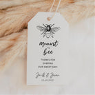 Meant to Bee Rectangular Thank You Tags Personalise it Simply Design Studio Trimmed White