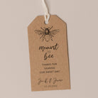 Meant to Bee Rectangular Thank You Tags Personalise it Simply Design Studio Trimmed Kraft