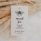 Meant to Bee Rectangular Thank You Tags Personalise it Simply Design Studio Rectangular White