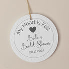 My heart is full thank you tag