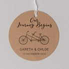 Thank You Tags - Our Journey Begins, kraft, brown