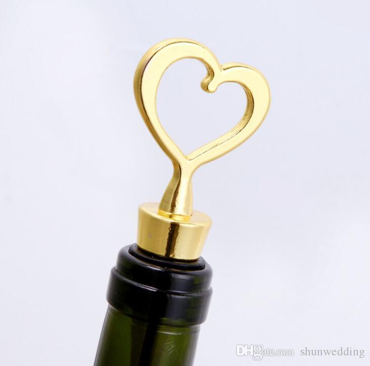 Hear of gold wine stopper favor (94509708)
