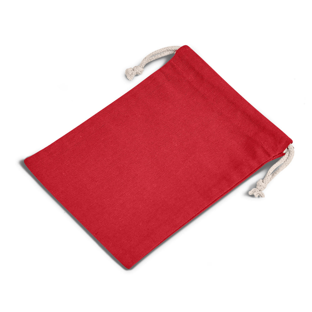 Colourful Cotton Gift Bags - small DIY Amrod Red 