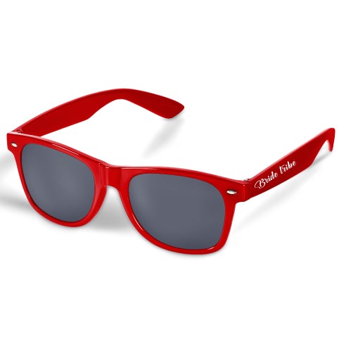Red retro sunglasses