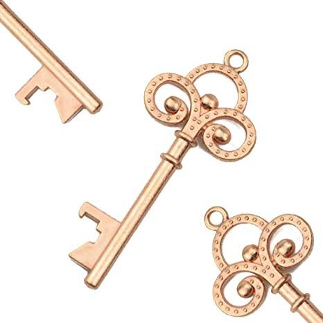 Victoria Key Opener Practical Simply Wedding Favours Rose Gold 