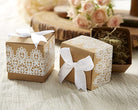 Rustic & Lace Wedding Favour Box (each) DIY Something Blue
