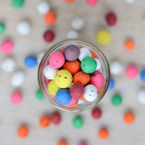 Speckly Eggs with chocolate, wedding favour