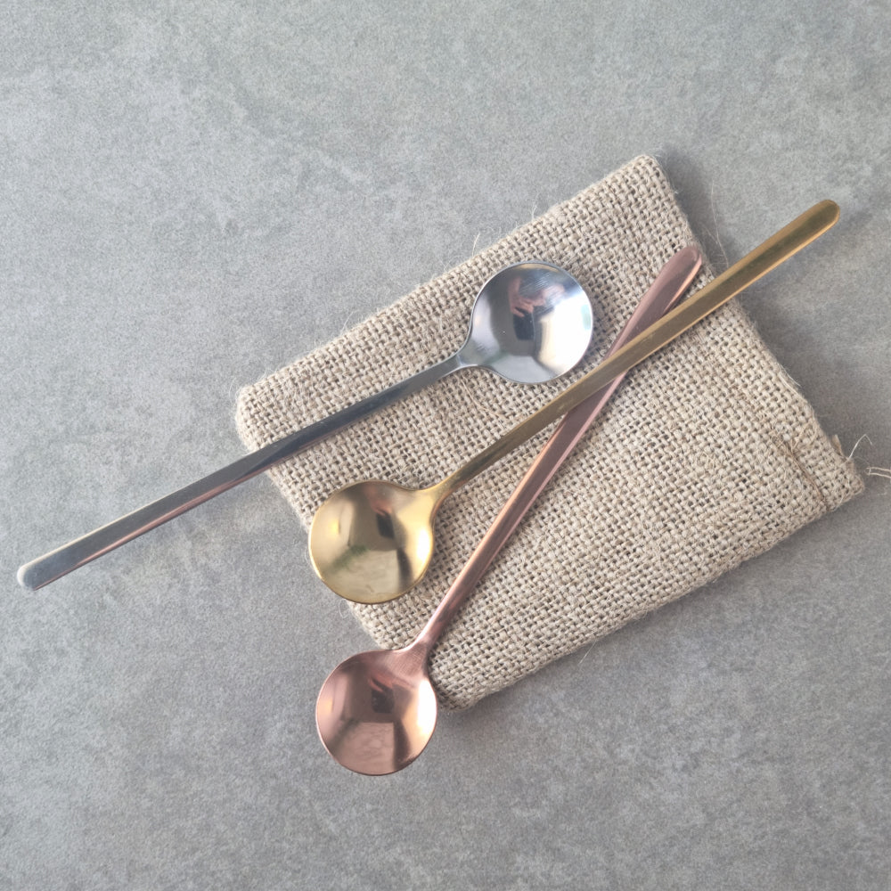 Elegant Long Spoon in Silver