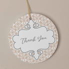 Thank You Tags/Stickers - Vintage, pink, wedding favour