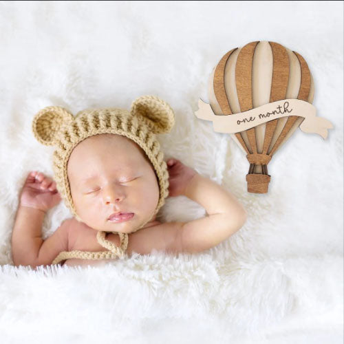 Hot Air Balloon Baby Milestone Markers