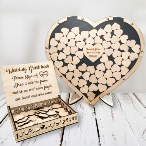 Heart Shaped Guestbook Dropbox - Wedding | Simply Favours – Simply