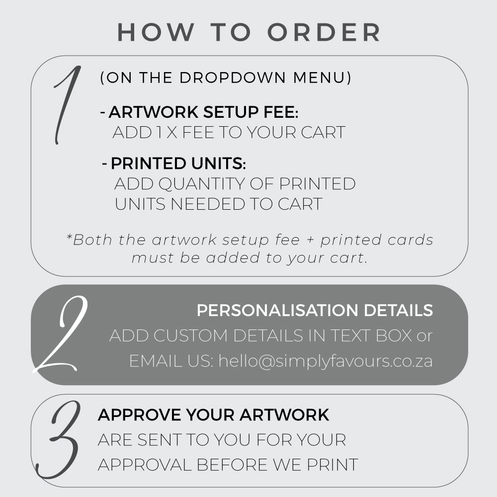HOW TO ORDER