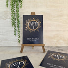A5 foam table numbers