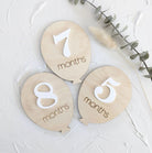 Balloon Shaped Baby Milestone Markers