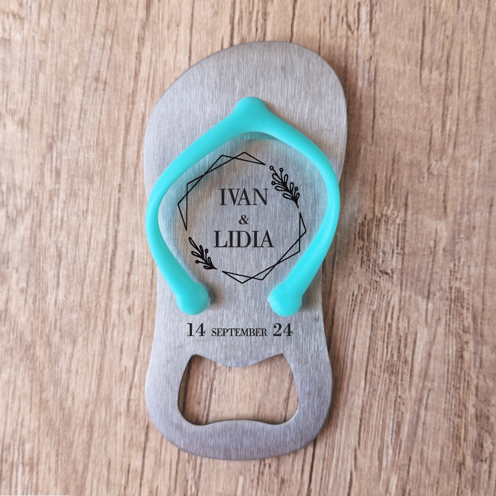 Flip flop bottle opener wedding favors sales