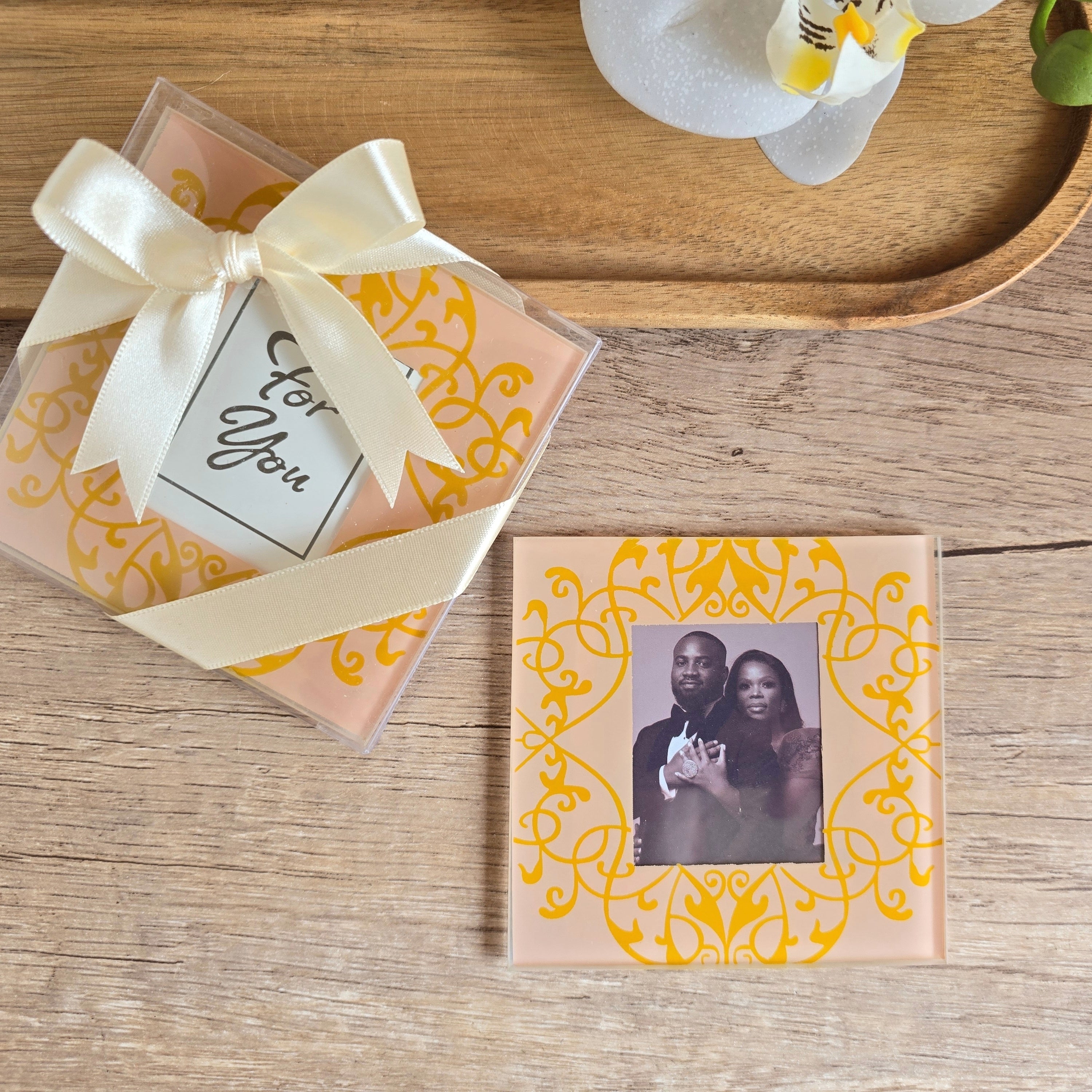 Wedding favours coasters | Beachweddingtips.com
