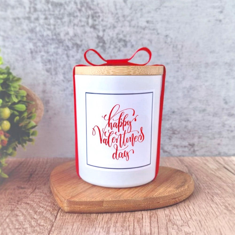 Happy-Valentines-Day-Candle-with-red-gift-bag