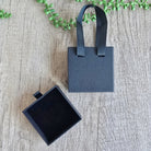 Luxury Black Jewellery Gift Box with Ribbon Handles