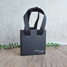 Luxury Black Jewellery Gift Box with Ribbon Handles
