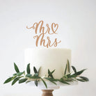 Mr-heart-Mrs-Cake Topper 