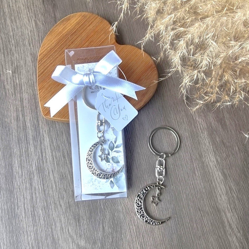 Love you to the moon Keyring in a giftbox