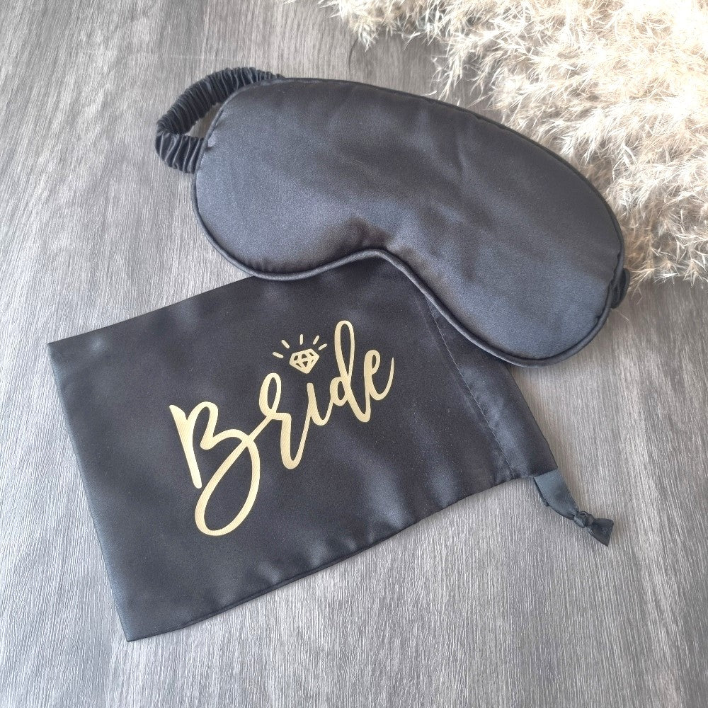 Satin Sleeping Eye Mask with Pouch