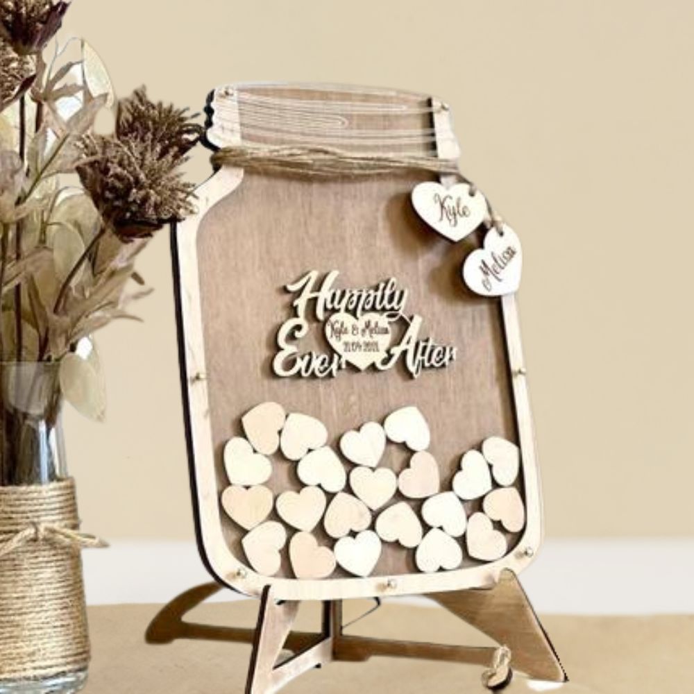 Mason Jar Guestbook Dropbox