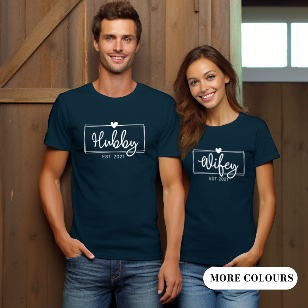 T Shirt Wifey Simply Wedding Favours