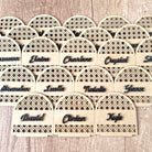 boho inspired name place holder