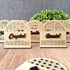 boho inspired name place holder