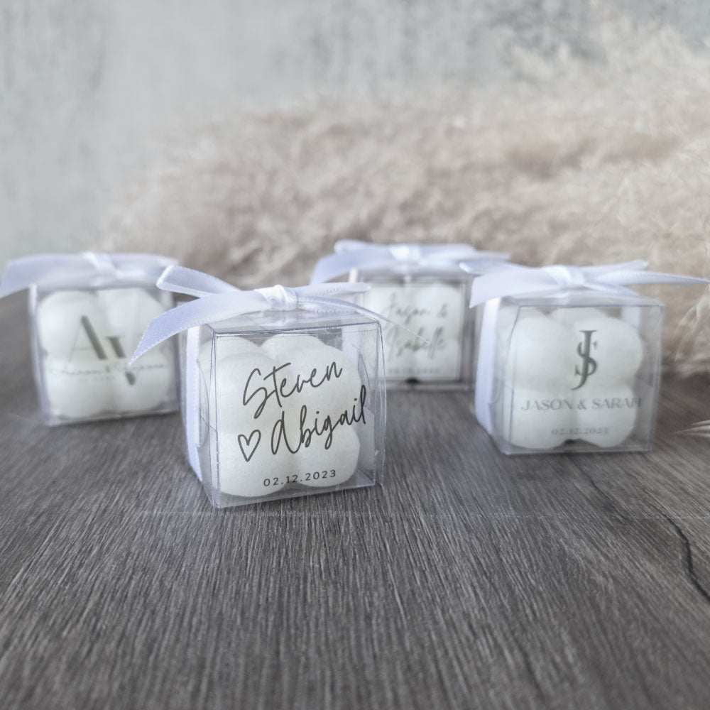 Miniature Bubble Candle Favour in a Gift Box 