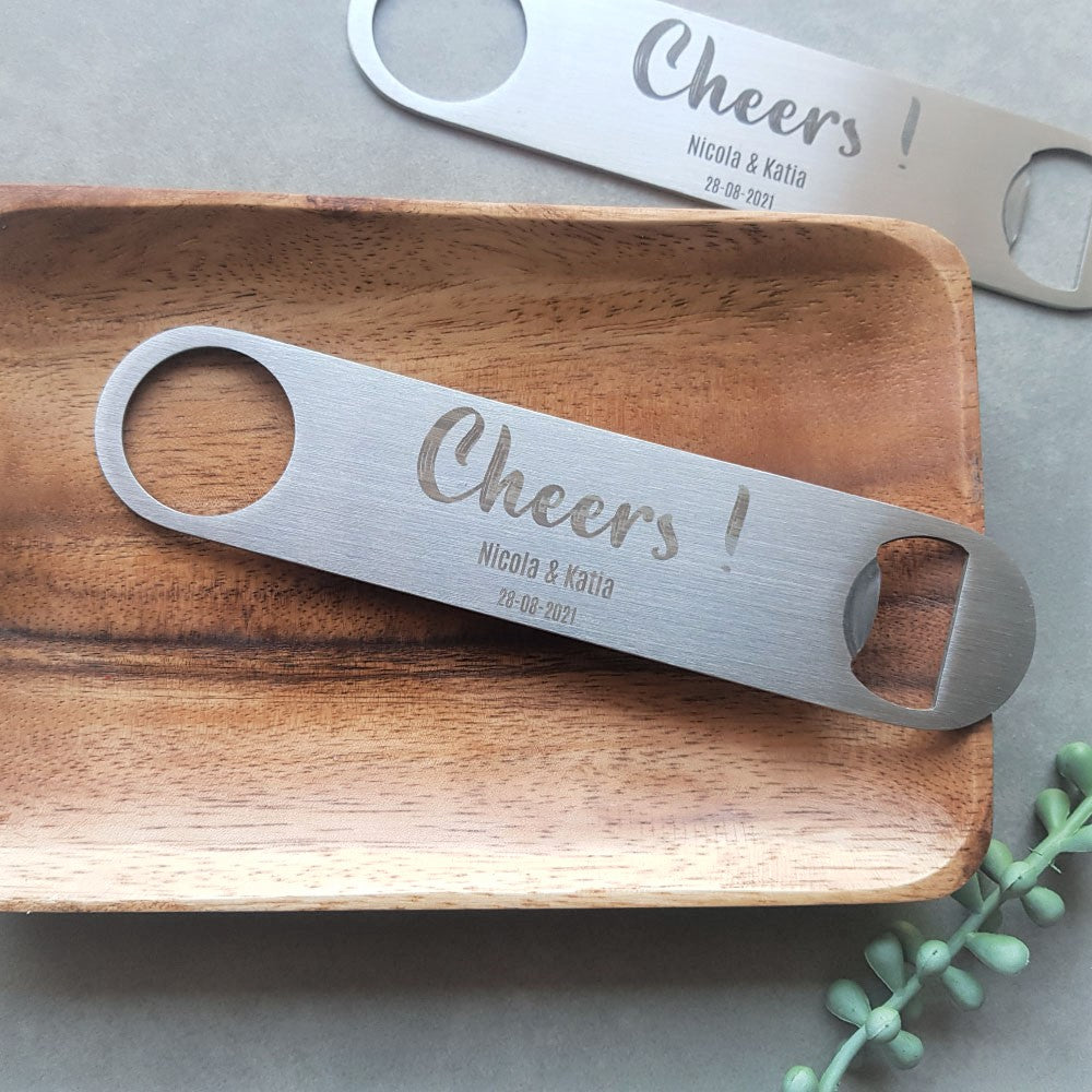 Cheers design bar blade favour gift for men