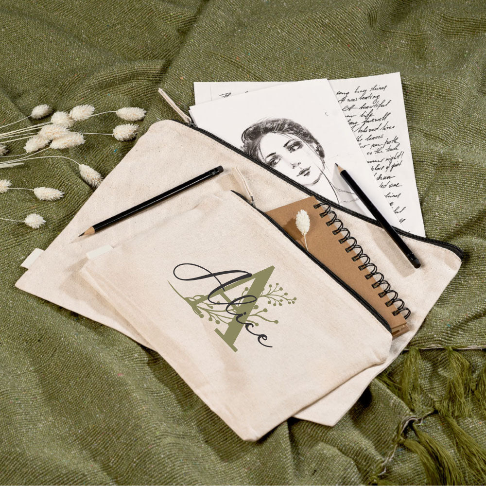 Personalised A5 Cotton Bags