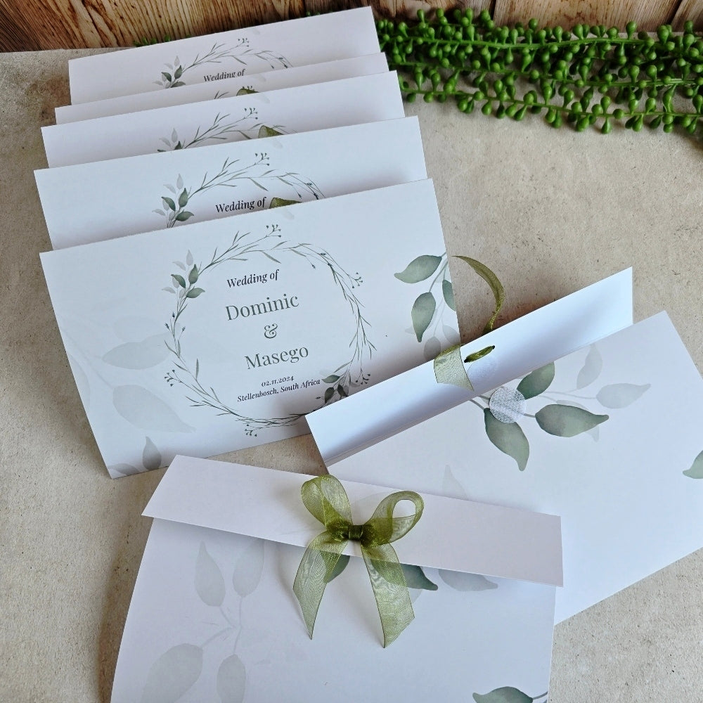 Welcome envelope