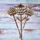Wooden Protea - Artisinal, wood