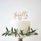 finally cake topper