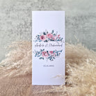 Tri-Fold Menu (Three sided) Blush Pink