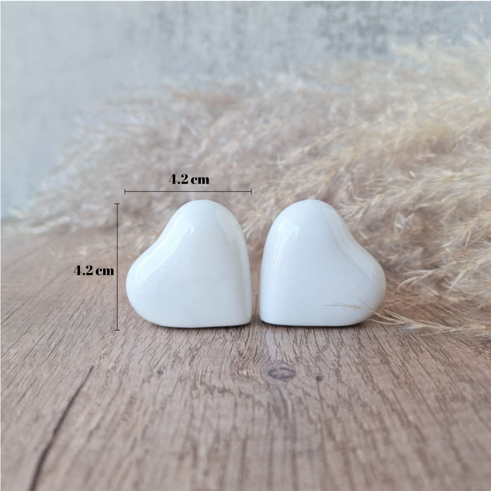 A Dash of Love Ceramic Heart Salt & Pepper Shakers