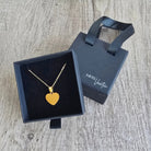 heart shaped pendant necklace mini