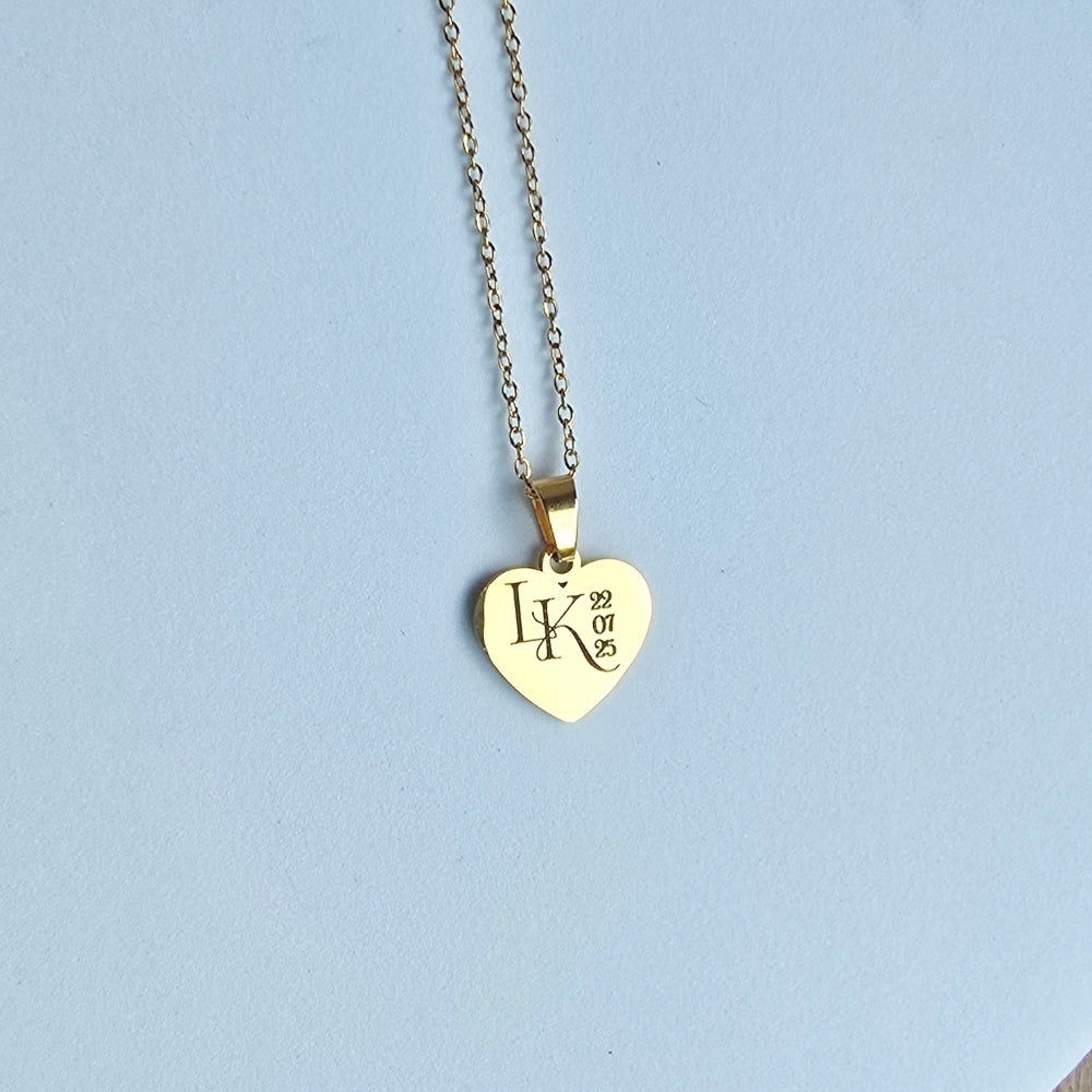 heart shaped pendant necklace mini