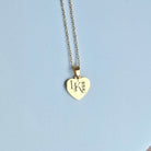 heart shaped pendant necklace mini