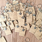 Rectangular Save the Date Keyring