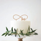 love to infinity-cake-topper