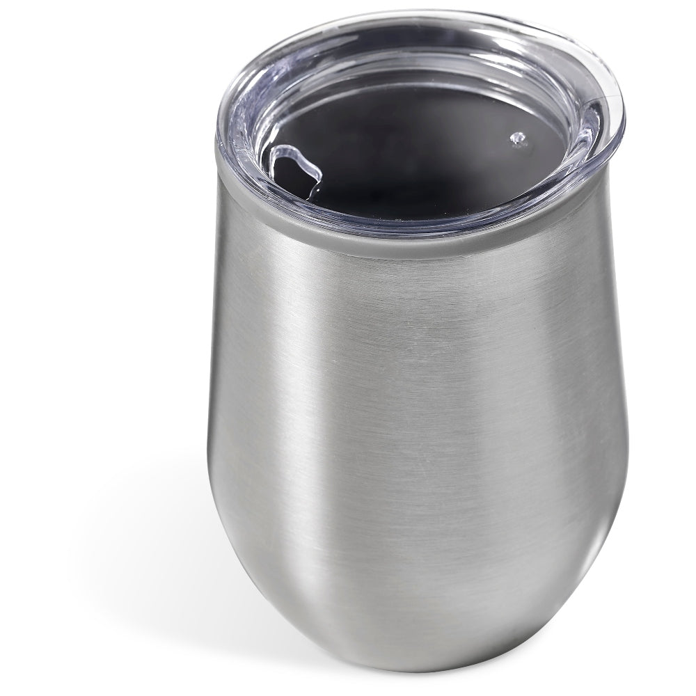 Silver Personalised Drinking Tumbler 350ml