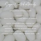 sugar coated almond favours