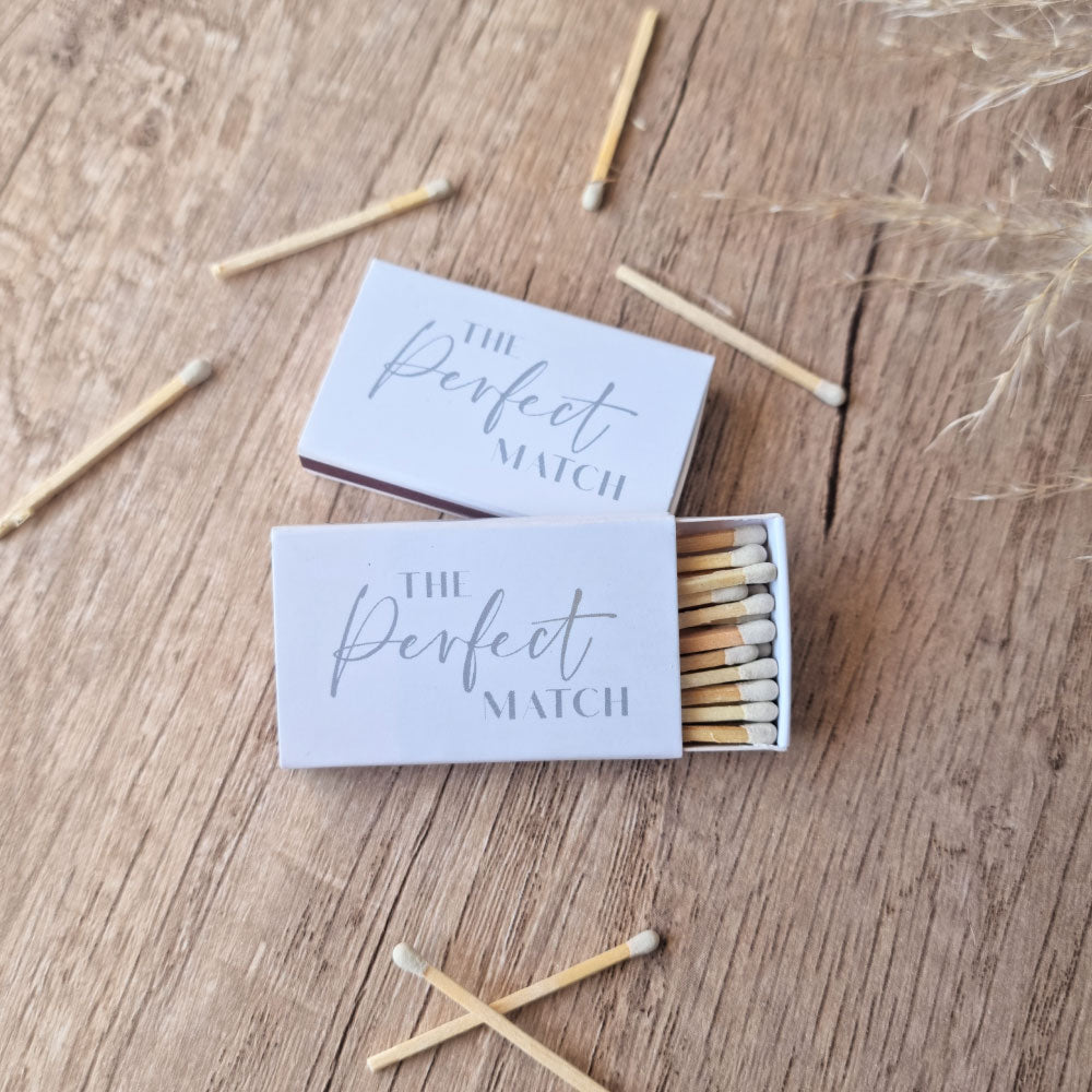 the perfect match match box favoursthe perfect match match box favours