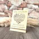 wooden plaque sign