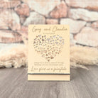 wooden plaque sign