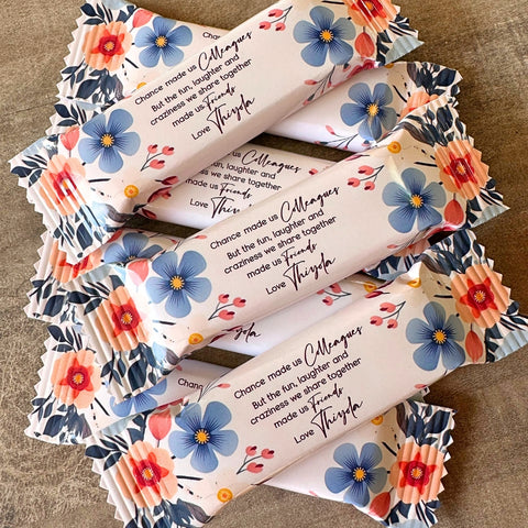 Personalised Wrapped Chocolates - Wedding | Simply Favours – Simply ...