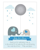 Personalised baby elephant favour